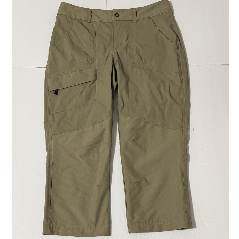 Women's Columbia Cargo Cropped Nylon Pants, Khaki, Size 6